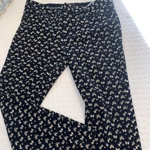 Banana Republic Sloan Floral Print Pants